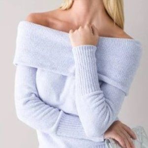 Off-the-shoulder Chenille WHBM Sweater NWOT